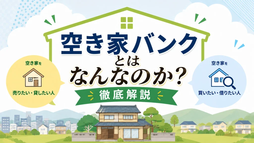空き家バンクとはなんなのか